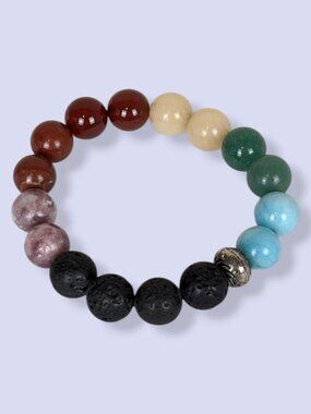 7 Chakra Beaded Stretch Bracelet